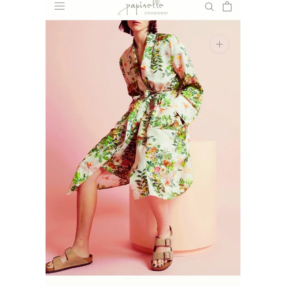 Karen Walker Love Letter Floral Robe sz S - Picture 4 of 12